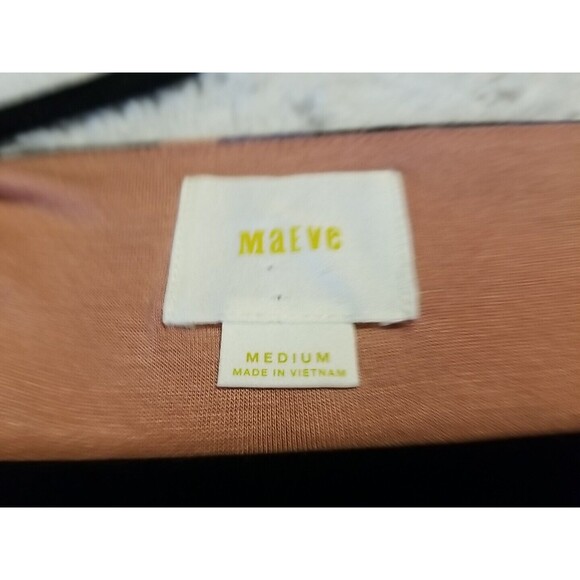 Anthropologie Maeve Maxi Dress Size Medium Purple Pink Boho Novela Chevron - Picture 13 of 14